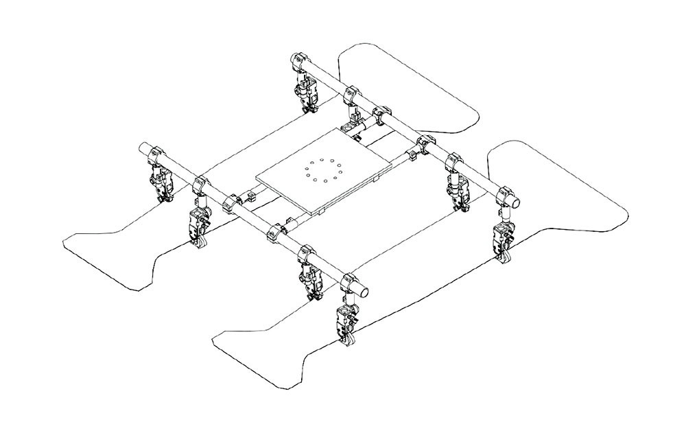 Thermoforming line end stopper